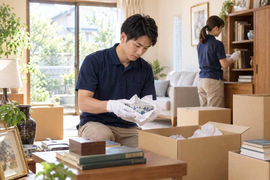 佐賀で家財整理・遺品整理を行うスタッフのイメージ